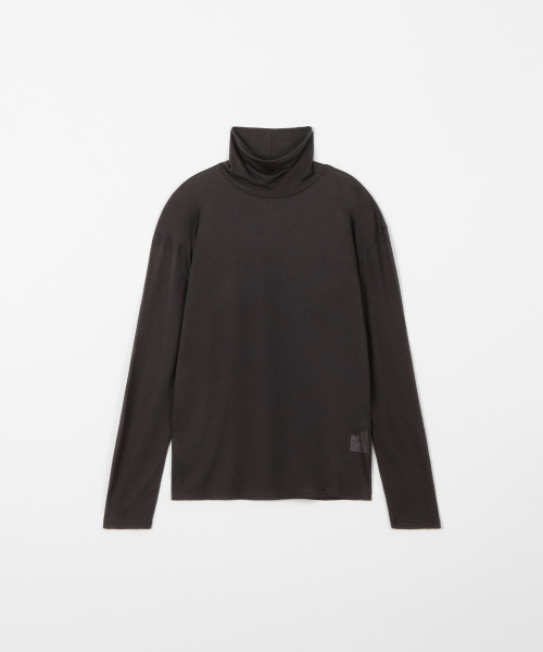 THEENDQUESTION(ジエンドクエスチョン)の「Sheer turtleneck t-shirt / DARK GRAY(Tシャツ/カットソー・レディース・その他・FREE)」の1枚目の写真