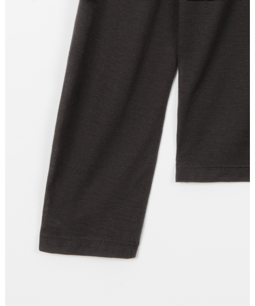 THEENDQUESTION(ジエンドクエスチョン)の「Sheer turtleneck t-shirt / DARK GRAY(Tシャツ/カットソー・レディース・その他・FREE)」の4枚目の写真