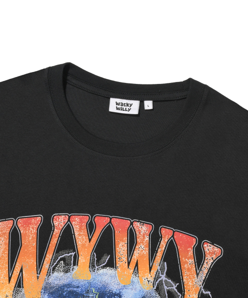 Wacky WiLLy(ワッキーウィリー)の「キキシティアタック 半袖Tシャツ ブラック(Tシャツ/カットソー・レディース・その他・SMALL/MEDIUM/LARGE/X-LARGE)」の4枚目の写真
