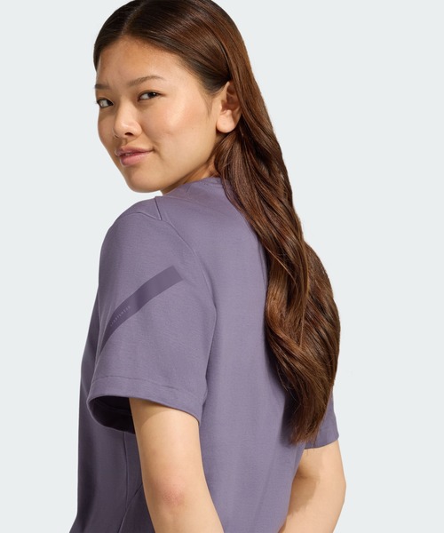 adidas(アディダス)の「adidas Z.N.E. 半袖Tシャツ / アディダス adidas(Tシャツ/カットソー・レディース・バイオレット・XX-LARGE/LARGE/MEDIUM/SMALL/X-LARGE/X-SMALL)」の5枚目の写真