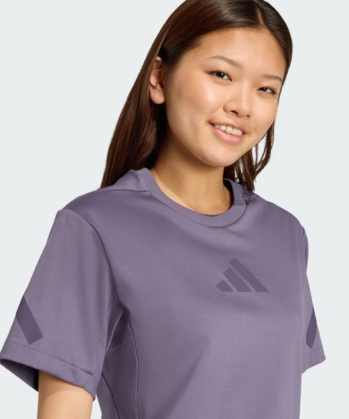 adidas(アディダス)の「adidas Z.N.E. 半袖Tシャツ / アディダス adidas(Tシャツ/カットソー・レディース・バイオレット・XX-LARGE/LARGE/MEDIUM/SMALL/X-LARGE/X-SMALL)」の6枚目の写真