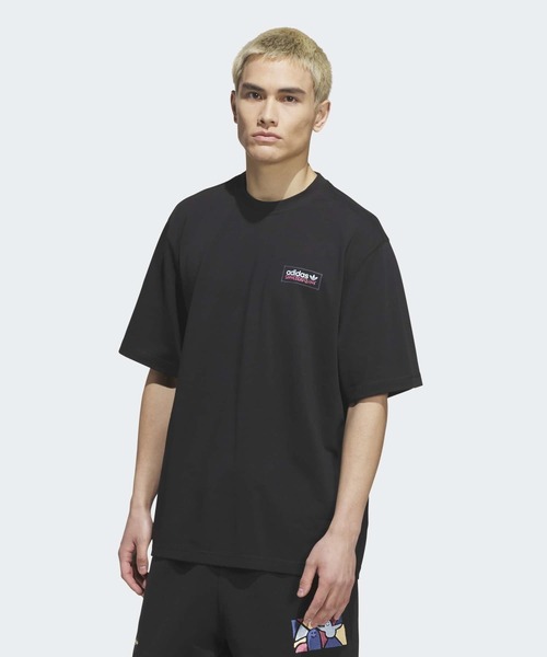 adidas(アディダス)の「スケートボーディング × マーク・ゴンザレス モダニスト 半袖Tシャツ / アディダスオリジナルス adidas Originals(Tシャツ/カットソー・メンズ・ブラック・X-LARGE/X-SMALL/XX-LARGE/3XL/LARGE/MEDIUM/SMALL)」の3枚目の写真