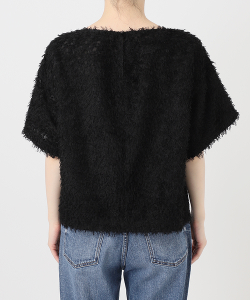 Spick & Span(スピックアンドスパン)の「《追加2》フェザーライクTブラウス(シャツ/ブラウス・レディース・アイボリー/ブラック・FREE)」の9枚目の写真