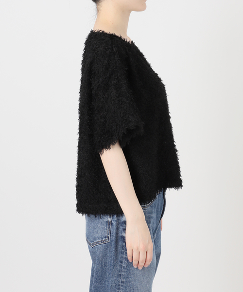 Spick & Span(スピックアンドスパン)の「《追加2》フェザーライクTブラウス(シャツ/ブラウス・レディース・アイボリー/ブラック・FREE)」の10枚目の写真