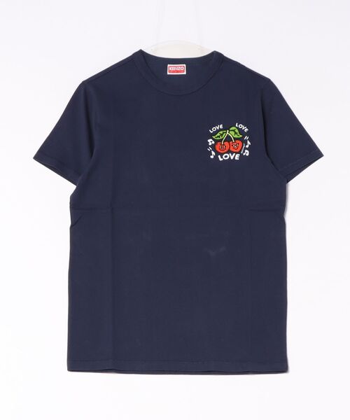 KENZO(ケンゾー)の「GOTS KENZO LOVES SLIM T-SHIRT(Tシャツ/カットソー・メンズ・ブルー系その他・XX-LARGE/X-SMALL/SMALL/LARGE/X-LARGE/MEDIUM)」の1枚目の写真