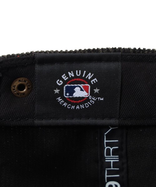 BEAMS BOY(ビームスボーイ)の「【別注】NEW ERA / 930 コーデュロイ MLB(キャップ・レディース・レッド/ブラック・ONE SIZE)」の7枚目の写真