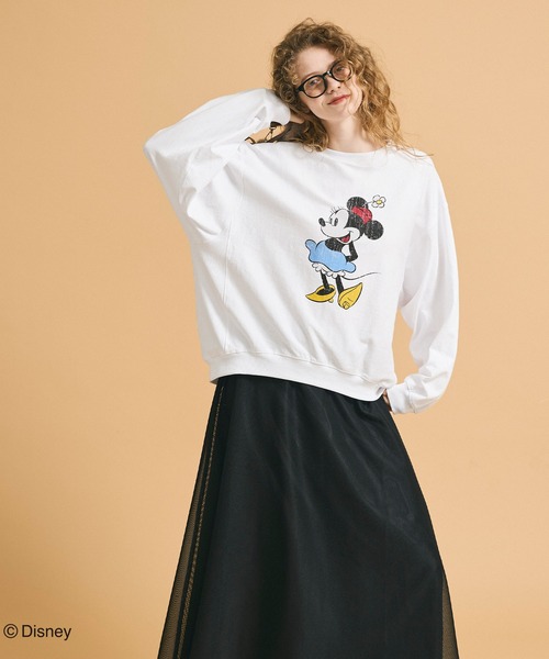 coca(coca)(コカ)の「【ディズニー】T-スウェットプリントトップス【高橋愛様着用】(スウェット・レディース・A/B/D/C・S/M/L)」の12枚目の写真