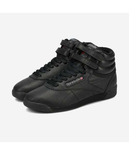 Reebok(リーボック)の「Reebok FREE STYLE HI / リーボック フリースタイル ハイ / 100000102(スニーカー・レディース・ブラック・24.5cm/24cm/23.5cm)」の1枚目の写真