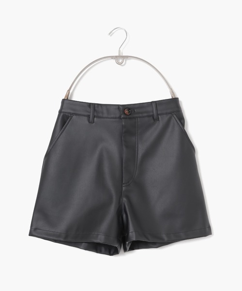 Honeys(ハニーズ)の「合皮ショートパンツ(その他パンツ・レディース・ブラック・L/LL/M/S/SS)」の9枚目の写真