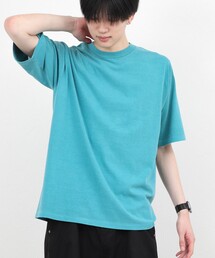 NOLLEY’S | 【BECシリーズ】《接触冷感/UVカット》PIGMENT DYE BIO WASH ピグメント染め オーバーサイズTシャツ(Tシャツ/カットソー)