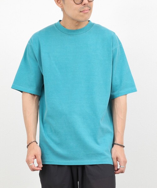 NOLLEY’S(ノーリーズ)の「【BECシリーズ】《接触冷感/UVカット》PIGMENT DYE BIO WASH ピグメント染め オーバーサイズTシャツ(Tシャツ/カットソー・メンズ・ホワイト/ライトブルー/ブラック/レンガ・M/L)」の20枚目の写真