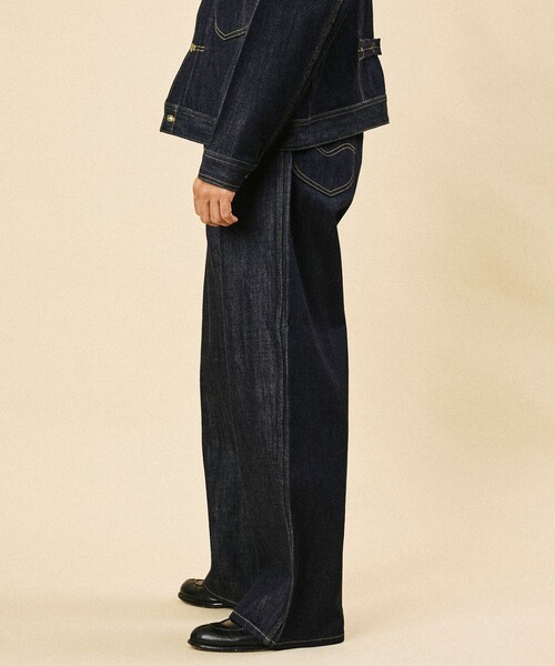 FREAK'S STORE(フリークスストア)の「Lee × FREAK'S STORE/リー 別注 101 COWBOY PANTS/バギーシルエット デニムパンツ(デニムパンツ・メンズ・ネイビー/インディゴブルー・34/32/30)」の17枚目の写真