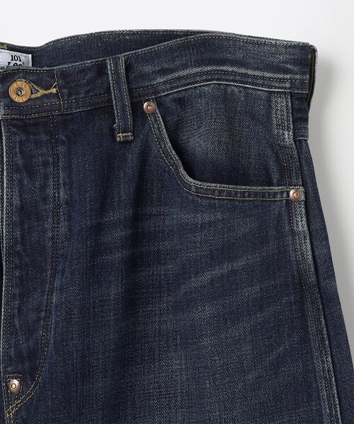 FREAK'S STORE(フリークスストア)の「Lee × FREAK'S STORE/リー 別注 101 COWBOY PANTS/バギーシルエット デニムパンツ(デニムパンツ・メンズ・ネイビー/インディゴブルー・34/32/30)」の14枚目の写真