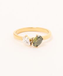 【lux sea jewelry（ラックス・シー・ジュエリー）】ステンレス マルチストーンリング lux-ring-18-8【RBT】