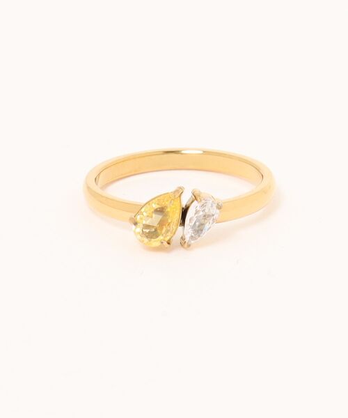 Burner(バーナー)の「【lux sea jewelry(ラックス・シー・ジュエリー)】ステンレス マルチストーンリング lux-ring-18-8【RBT】(リング・レディース・グリーン系その他/グリーン/ブルー/ホワイト・14号/12号)」の1枚目の写真