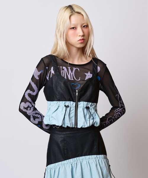 【新品未使用】ANNA SUI アナスイ　キャミソール　平成　y2k ダークコア ANNA SUI｜アナスイのキャミソール通販 - ZOZOTOWN