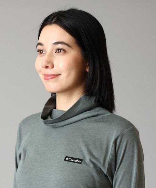 Columbia(コロンビア)の「Columbia/ ウィメンズセリーンパスロングスリーブTネック /コロンビア(Tシャツ/カットソー・レディース・グリーン/ブラック・M/S/L/XL)」の17枚目の写真