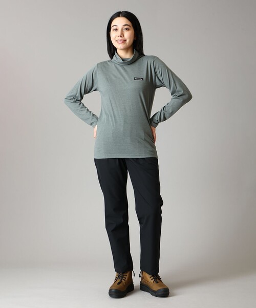Columbia(コロンビア)の「Columbia/ ウィメンズセリーンパスロングスリーブTネック /コロンビア(Tシャツ/カットソー・レディース・グリーン/ブラック・M/S/L/XL)」の11枚目の写真
