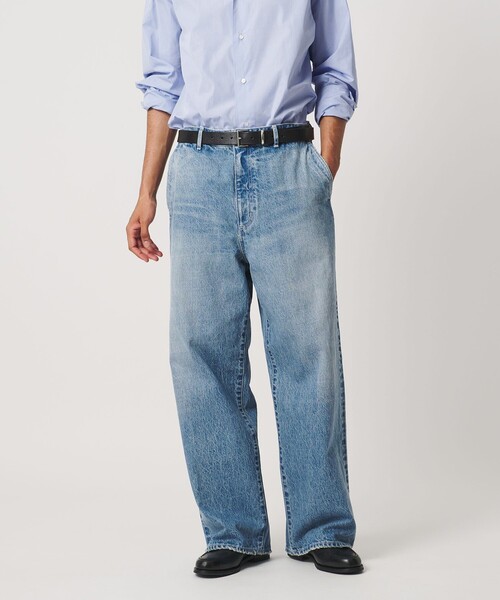 LOEFF（ロエフ）の「＜LOEFF＞13.5OZ デニム パンツ MENS（デニムパンツ・メンズ・ターコイズブルー系・0/2/1）」の2枚目の写真