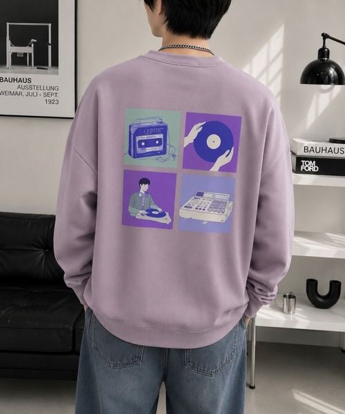 Bling Leads(ブリングリーズ)の「【Bls】 【ZM】【Bling Leads】ダンボールポンチ PTトレーナー(Tシャツ/カットソー・メンズ・ブラウン/ホワイト/ブラック/パープル・MEDIUM/LARGE)」の4枚目の写真