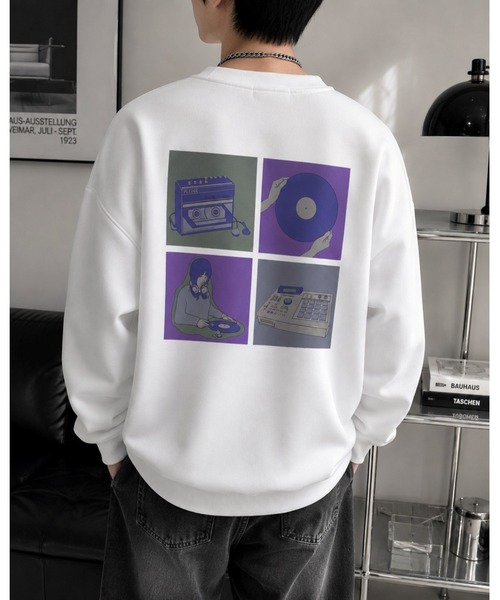 Bling Leads(ブリングリーズ)の「【Bls】 【ZM】【Bling Leads】ダンボールポンチ PTトレーナー(Tシャツ/カットソー・メンズ・ブラウン/ホワイト/ブラック/パープル・MEDIUM/LARGE)」の1枚目の写真