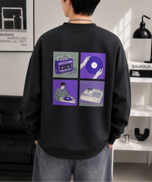 Bling Leads(ブリングリーズ)の「【Bls】 【ZM】【Bling Leads】ダンボールポンチ PTトレーナー(Tシャツ/カットソー・メンズ・ブラウン/ホワイト/ブラック/パープル・MEDIUM/LARGE)」の8枚目の写真