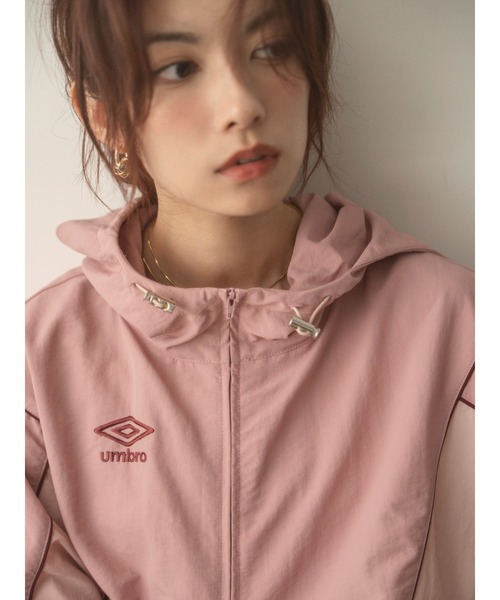 COHINA（コヒナ）の「【COHINA ×UMBRO】フーディーブルゾン 【低身長・小柄女性】（その他アウター・レディース・ブラウン/ピンク/アイボリー・ONE SIZE）」の14枚目の写真
