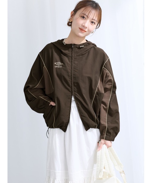 COHINA（コヒナ）の「【COHINA ×UMBRO】フーディーブルゾン 【低身長・小柄女性】（その他アウター・レディース・ブラウン/ピンク/アイボリー・ONE SIZE）」の21枚目の写真