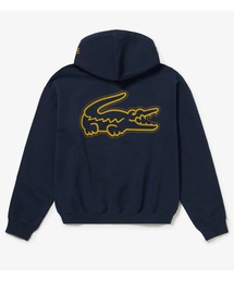 LACOSTE（ラコステ）の「【オンライン限定】LACOSTE  オーバーサイズ フード刺繍ロゴ バックプリント プルオーバーパーカー（パーカー）」