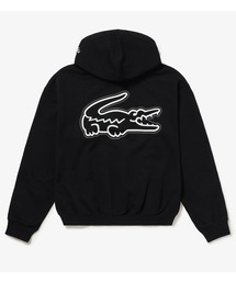LACOSTE（ラコステ）の「【オンライン限定】LACOSTE  オーバーサイズ フード刺繍ロゴ バックプリント プルオーバーパーカー（パーカー）」