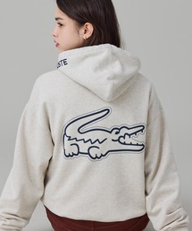 LACOSTE（ラコステ）の「【オンライン限定】LACOSTE  オーバーサイズ フード刺繍ロゴ バックプリント プルオーバーパーカー（パーカー）」