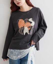 【WEB限定】ニュアンスプリントTシャツ