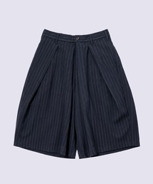 【KHOKI】Cropped bonded wool pants