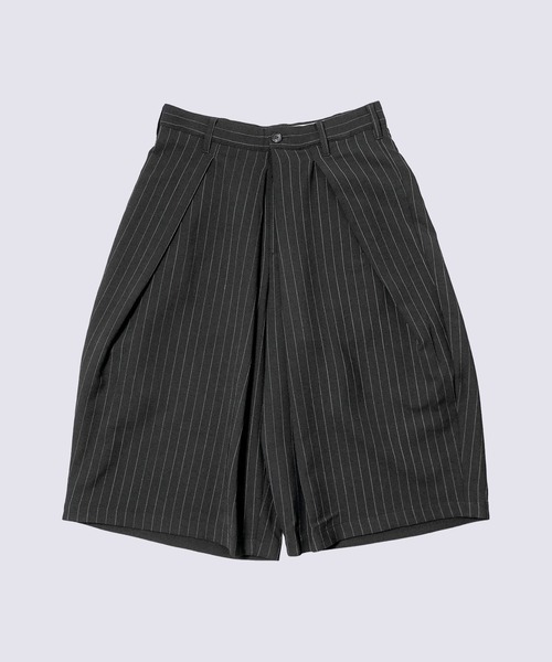 KHOKI（コッキ）の「【KHOKI】Cropped bonded wool pants（その他パンツ・メンズ・ブラック/ネイビー・2）」の2枚目の写真