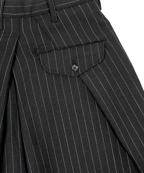 KHOKI（コッキ）の「【KHOKI】Cropped bonded wool pants（その他パンツ・メンズ・ブラック/ネイビー・2）」の5枚目の写真