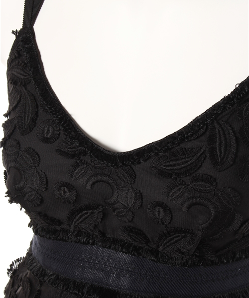 Language（ランゲージ）の「【Language】トリミングレースキャミソール（キャミソール・レディース・ホワイト/ブラック/ピンク・38）」の10枚目の写真