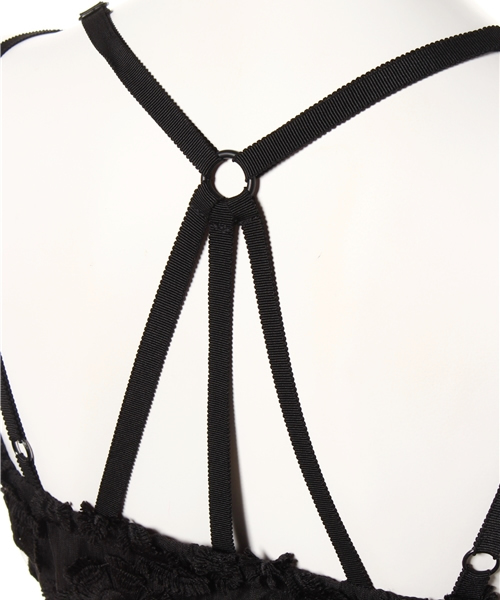 Language（ランゲージ）の「【Language】トリミングレースキャミソール（キャミソール・レディース・ホワイト/ブラック/ピンク・38）」の6枚目の写真