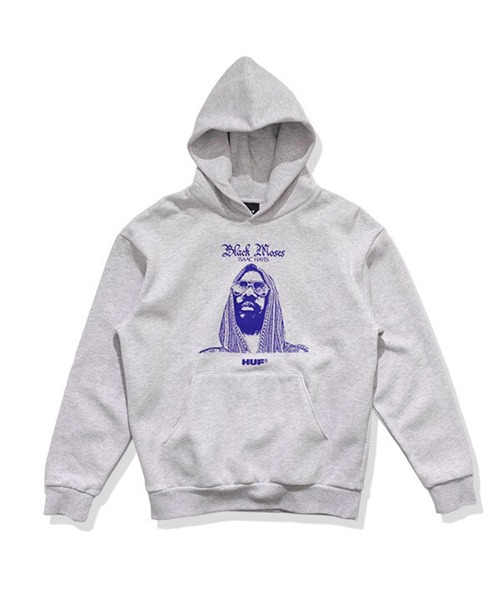 HUF(ハフ)の「HUF アイザック・ヘイズ パーカー(パーカー・メンズ・アッシュ・LARGE/MEDIUM)」の1枚目の写真