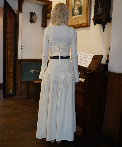 OJYON（オジョン）の「court volume datail skirt（スカート・レディース・アイボリー・MEDIUM/SMALL）」の8枚目の写真