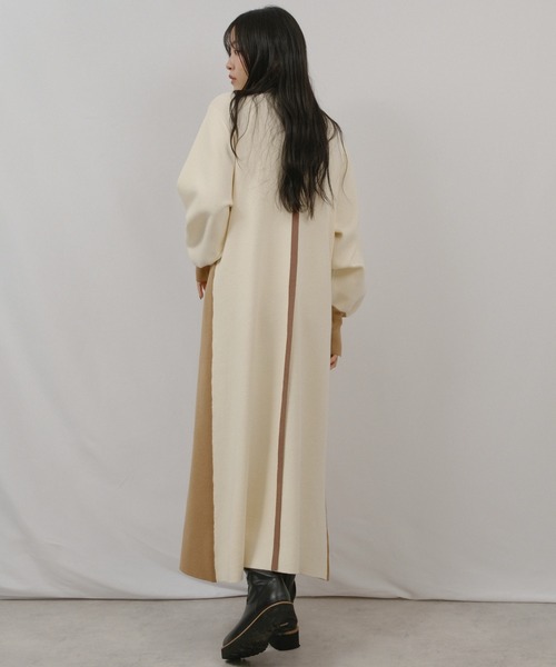 palm RICHE(ポームリシュ)の「配色ミラノリブOP(ワンピース・レディース・ブラック/オフホワイト/レッド・M)」の22枚目の写真