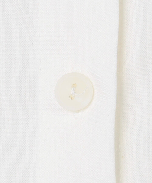 Bshop(ビショップ)の「eunoia | オックスフォード マンダリンカラー長袖シャツ WOMEN(シャツ/ブラウス・レディース・ブラック/ホワイト・ONE)」の9枚目の写真