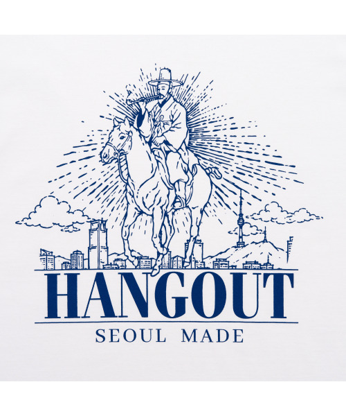 HANG OUTの「X OKEH コロ・ソウル Tシャツ (ホワイト)(Tシャツ/カットソー・レディース・その他・MEDIUM/LARGE/SMALL/X-LARGE)」の3枚目の写真