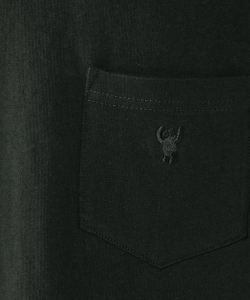 coen（コーエン）の「USAコットンVネックポケットTシャツ2016FW●（Tシャツ/カットソー・メンズ・ホワイト/ブラック/ワインレッド/ターコイズブルー・SMALL/LARGE/MEDIUM/X-LARGE）」の10枚目の写真