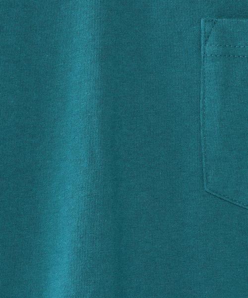 coen（コーエン）の「USAコットンVネックポケットTシャツ2016FW●（Tシャツ/カットソー・メンズ・ホワイト/ブラック/ワインレッド/ターコイズブルー・SMALL/LARGE/MEDIUM/X-LARGE）」の12枚目の写真