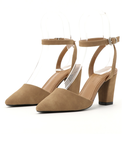 MOUSSY（マウジー）の「POINTED TOE STRAP PUMPS（パンプス・レディース・ベージュ/ブラック/ボルドー・SMALL/LARGE/MEDIUM）」の3枚目の写真