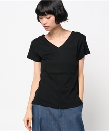 VENCEEXCHANGE | ワイドリブVネックプルオーバー(Tシャツ/カットソー)