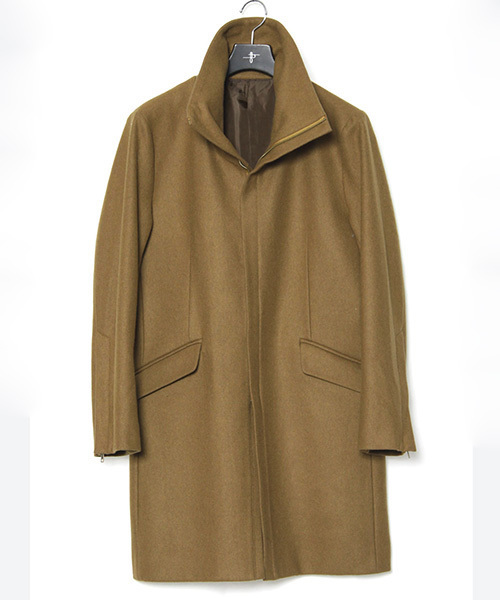 NO ID.（ノーアイディ）の「mj4434-ﾒﾙﾄﾝﾊｲｶﾗｰｺｰﾄ（その他アウター・メンズ・キャメル/ブラック/ネイビー・2/3/1）」の9枚目の写真