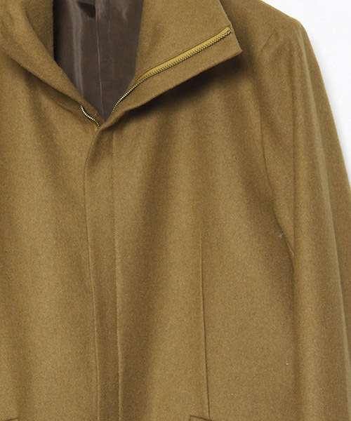 NO ID.（ノーアイディ）の「mj4434-ﾒﾙﾄﾝﾊｲｶﾗｰｺｰﾄ（その他アウター・メンズ・キャメル/ブラック/ネイビー・2/3/1）」の10枚目の写真