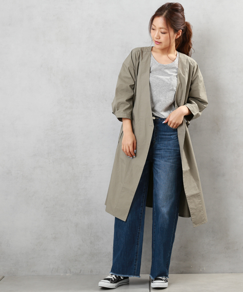 COLONY 2139（コロニートゥーワンスリーナイン）の「11oz DENIM(PERRY)ワイドパンツ（デニムパンツ・レディース・インディゴブルー/ブルー/ホワイト・MEDIUM/SMALL/LARGE）」の15枚目の写真