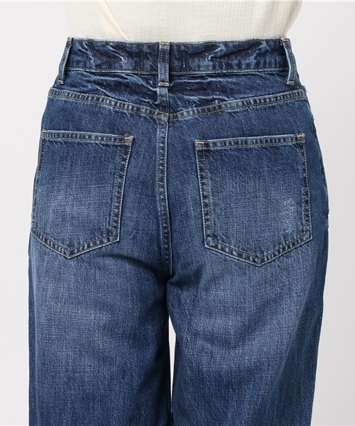 COLONY 2139（コロニートゥーワンスリーナイン）の「11oz DENIM(PERRY)ワイドパンツ（デニムパンツ・レディース・インディゴブルー/ブルー/ホワイト・MEDIUM/SMALL/LARGE）」の8枚目の写真